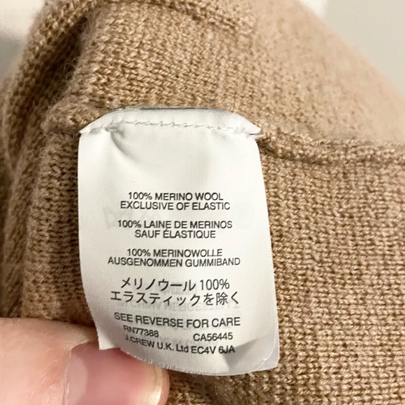 J Crew Merino Wool Open Front Sweater Blazer - Picture 8 of 8